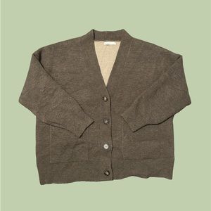 Oak + Fort oversized cardigan
